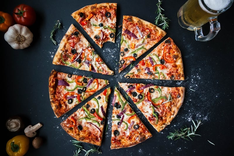 Curry Pizza Slice